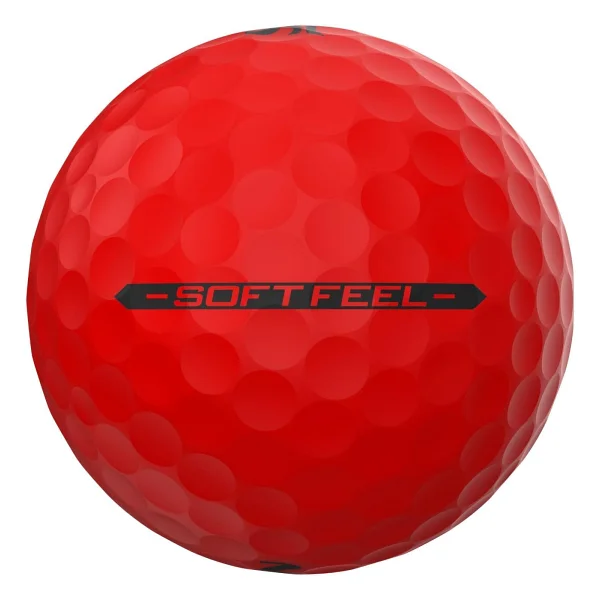 Srixon Yumuşak Hissediyorum 13 Brite Kırmızı Golf Topları - Görsel 3