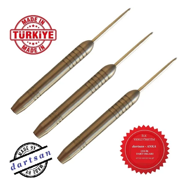 Dartsan ANKA Ilk Türk Malı Çelik Dart Oku 23gr - Görsel 2