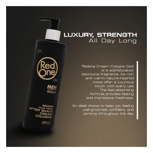 Redone Gold 400 ml Krem Tıraş Kolonyası - Görsel 2