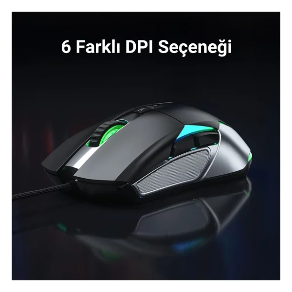 Aula F816 RGB Optik Kablolu Oyuncu Mouse - Görsel 4