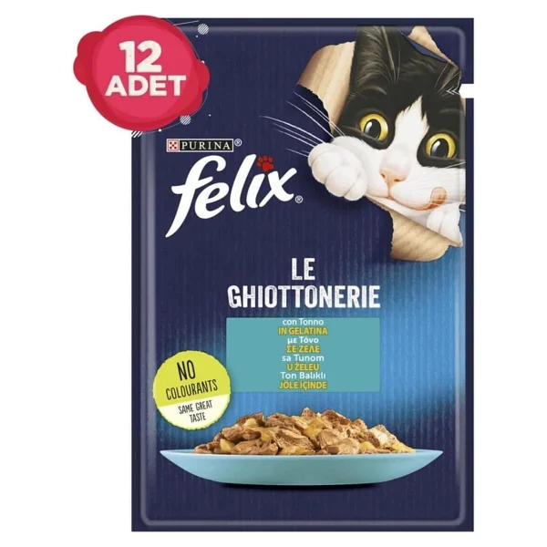 Felix Ton Balıklı 85 gr 12'li Yetişkin Kedi Yaş Maması - Görsel 3
