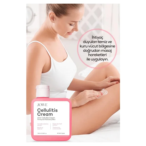 Jowe Cosmetic Cellulitis Sıkılaştırıcı ve Nemlendirici 100 ml Selülit Kremi - Görsel 4