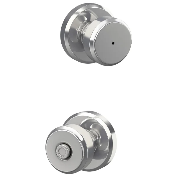 Schlage F170 BWE 622 GSN Bowery Kapı Tokmağı Greyson Trim, Tek Taraflı Dönmeyen Kukla Kapı Kolu, Mat Siyah - Görsel 9