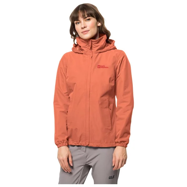 Jack Wolfskin Stormy Point 2L 1111202 Kapüşonlu Kadın Yağmurluk - Görsel 10