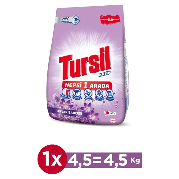 Tursil Matik 4.5 kg Toz Deterjan - Görsel 2