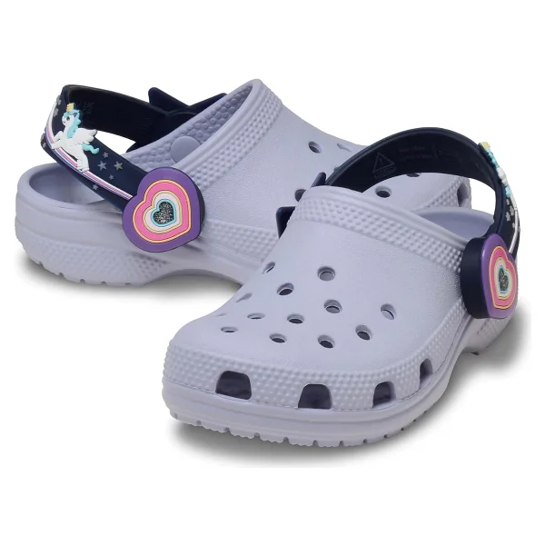 Crocs Classic Imagination Lights Backstrap Clog T 211892-5BO Mor Bebek Terlik - Görsel 3