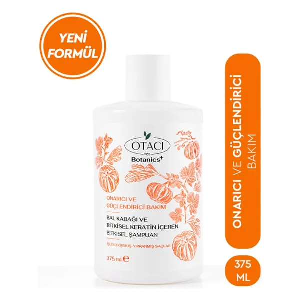Otacı Balkabağı ve Bitkisel Keratin Onarıcı 375 ml Şampuan - Görsel 2