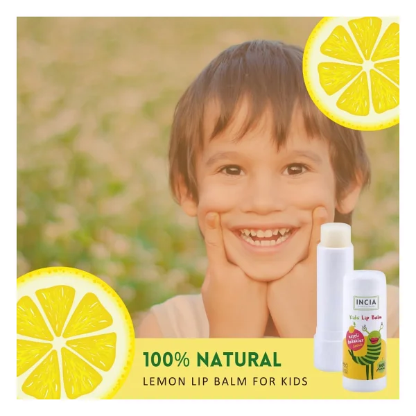 Incia Çocuklar İçin Limonlu Dudak Besleyici 6 gr - Görsel 6
