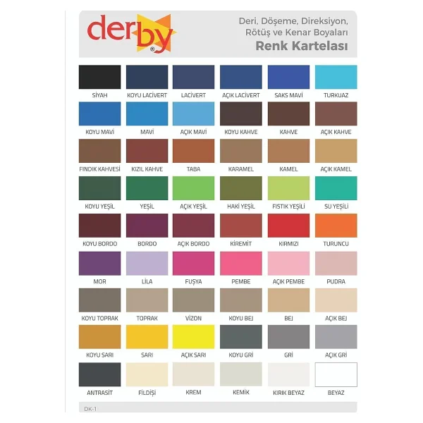 Derby Açık Bej Mont Direksiyon Koltuk Deri Boyası 100ml - Görsel 2