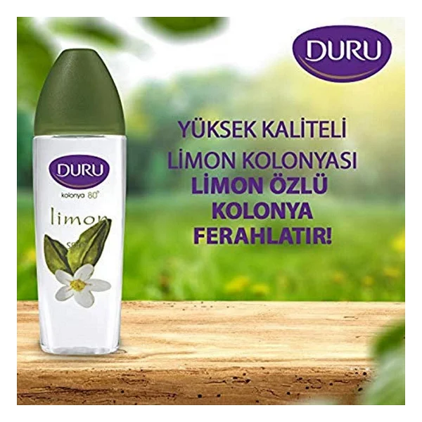 Duru Limon 80 Derece Pet Şişe Kolonya 400 ml - Görsel 6
