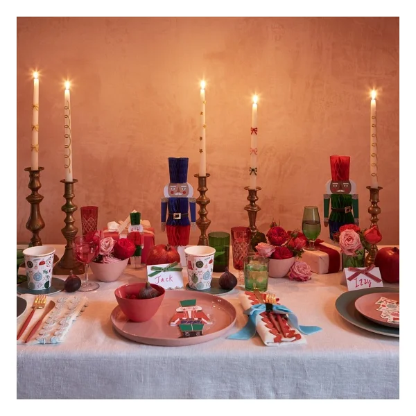 Meri Meri - Honeycomb Nutcracker Decorations - Nutcracker Dekorlar (3'lü) - Görsel 4