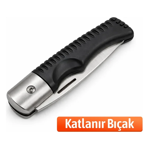 Badem10 Plastik Saplı Bıçak Çakı Soğuk Aşı Macunu Profesyonel Çelik Eğri Uç Bağ Ağaç Budama Bıçağı 3'Lü Set - Görsel 6