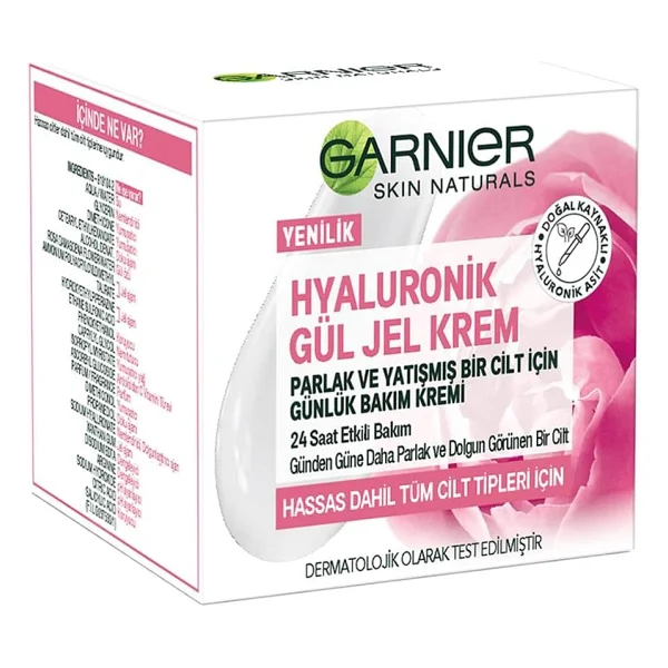 Garnier Hyaluronik Gül Jel Günlük Bakım Kremi 50 ml - Görsel 3