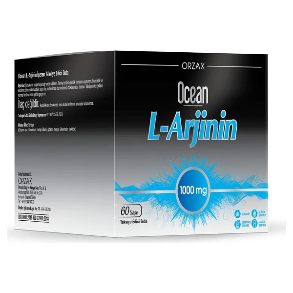 Ocean L-Arjinin 1000 mg 60 Saşe - Görsel 7