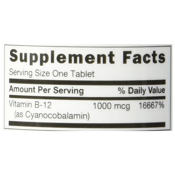 GNC - Vitamin B12 1000 MCG - B12 Vitamini İçeren Takviye Edici Gıda - 100 Tablet - Görsel 8