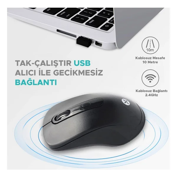 Dexim MW-036 Kablosuz Optik Mouse - Görsel 3