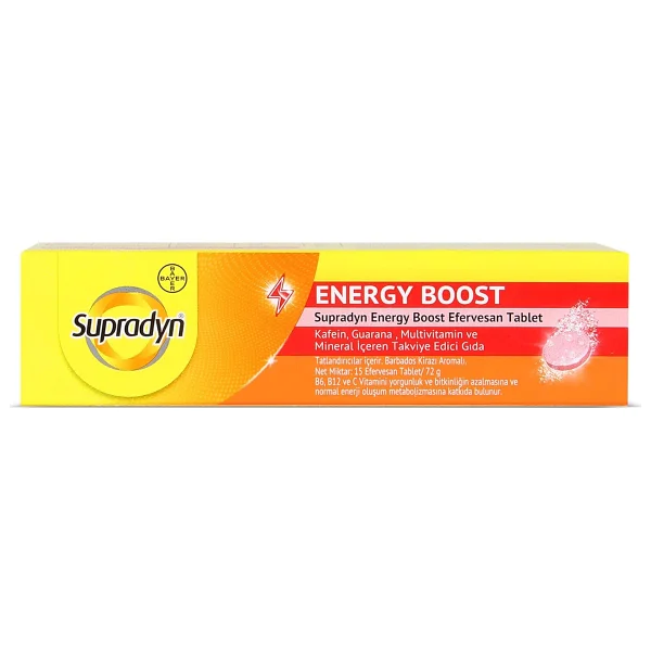 Supradyn Energy Boost 15 Efervesan Tablet - Görsel 8