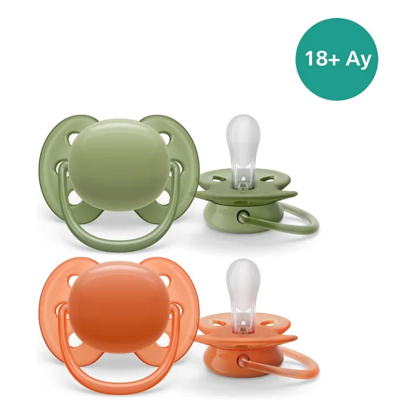 Philips Avent Ultra Soft SCF093/01 18 Ay+ 2'li Emzik - Görsel 2