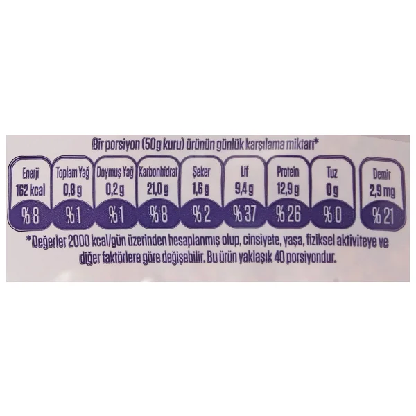 Yayla Kırmızı Mercimek 2 kg - Görsel 3