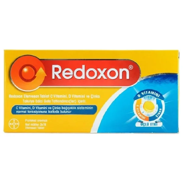 Redoxon Üçlü Etki 30 Efervesan Tablet - Görsel 3