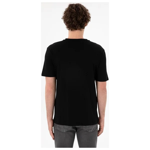 U.S. Polo Assn 50305858-VR046 Siyah Kısa Kollu V Yaka Erkek Tişört - Görsel 6