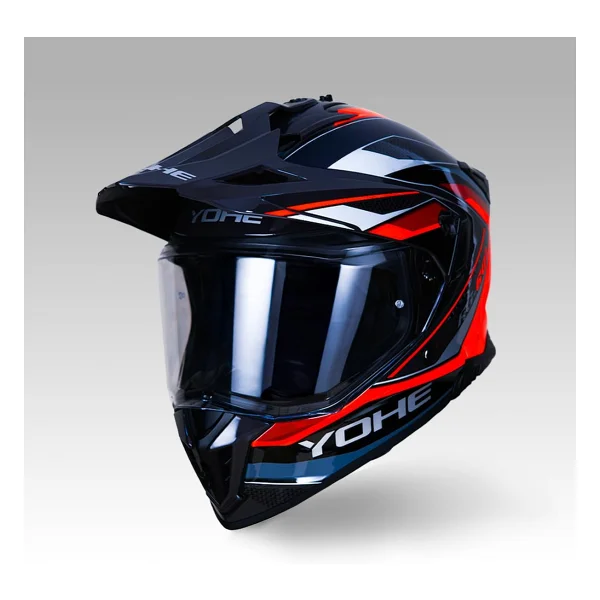 YOHE FG601 Kask Full Face Motosiklet Neon Turuncu Parlak Çift Vizör Bluetooth Yuvalı ECE 22.06 MIPS (L) - Görsel 3