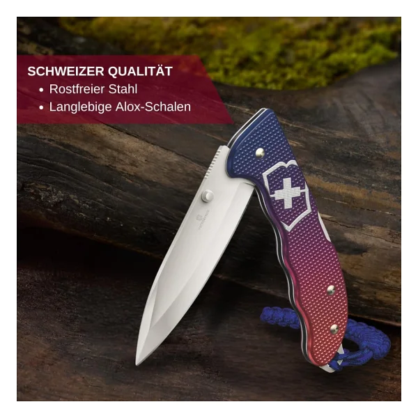 Victorinox Evoke 0.9415.D221 Mavi-Kırmızı Çakı - Görsel 5