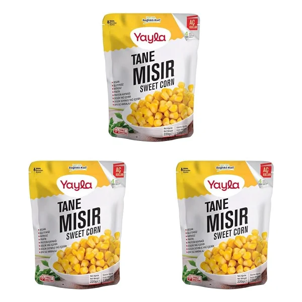 Yayla 220 gr Haşlanmış Tane Mısır - Görsel 5