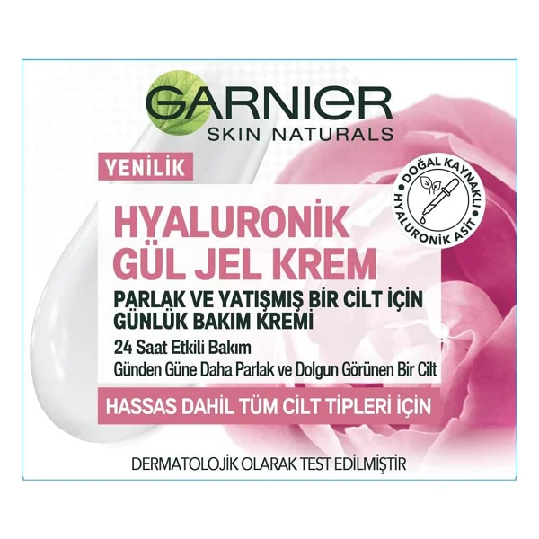 Garnier Hyaluronik Gül Jel Günlük Bakım Kremi 50 ml - Görsel 5
