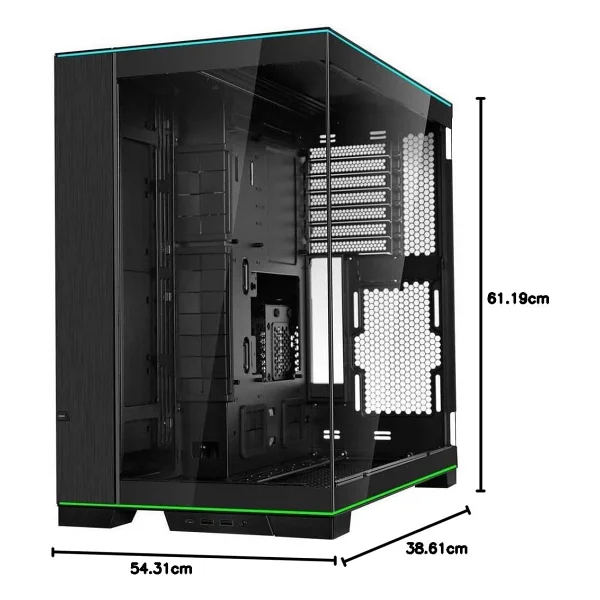 Lian Li O11 Dynamic Evo RGB Fansız Siyah E-ATX Oyuncu Kasası - Görsel 3