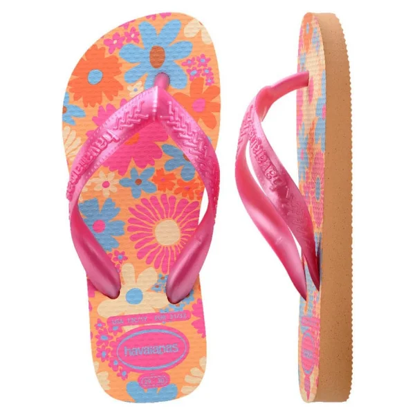 Havaianas Flores 4000052 Kız Çocuk Parmak Arası Terlik - Görsel 6