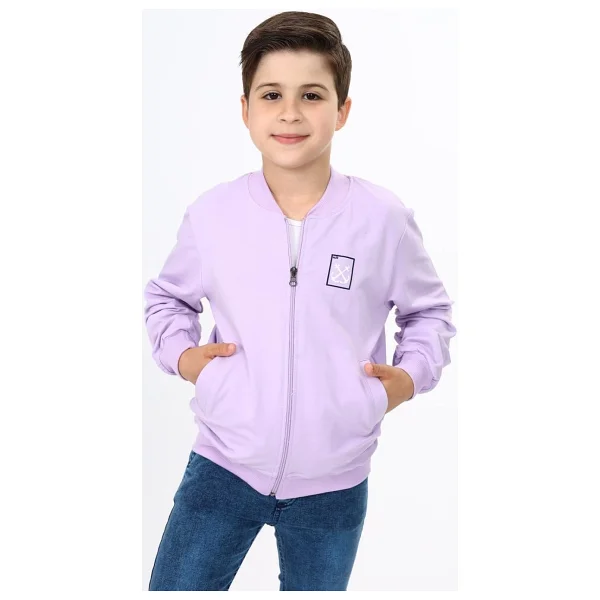 Toontoy Erkek Çocuk Baskılı Hırka Füme 12-13 YAŞ - Görsel 6