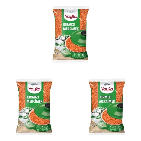 Yayla Kırmızı Mercimek 2 kg - Görsel 4