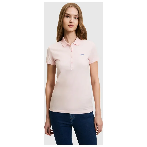 U.S. Polo Assn 50323461 Kısa Kollu Polo Yaka Kadın Tişört - Görsel 3