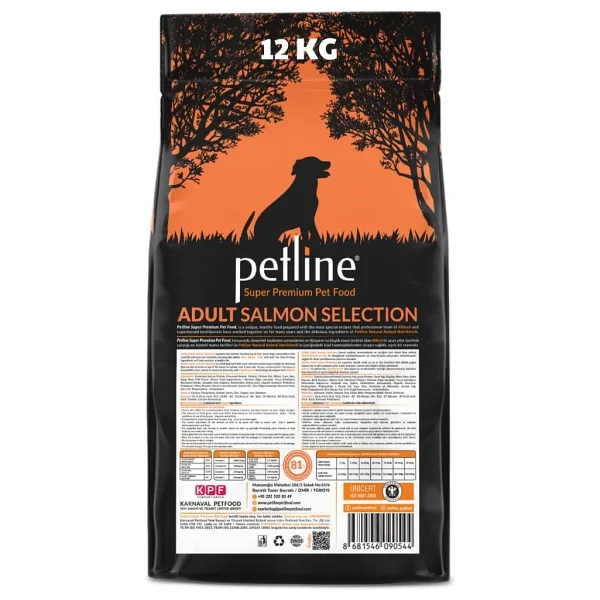 Petline Sensitive Skin & Coat Deri ve Tüy Sağlığı İçin Somonlu Yetişkin Kuru Köpek Maması 12Kg - Görsel 2
