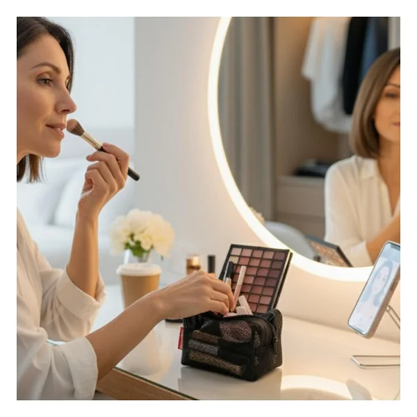 Baghashtag Mini Siyah File Clutch Çanta - Görsel 4