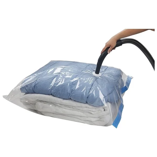 Beyyine Home Yüksek Kaliteli Vakumlu Hurc (XXL)(3 ADET) 90 Cm X 120 Cm - Çevirmeli Kapak-yorgan & Battaniye Hurcu - Görsel 4