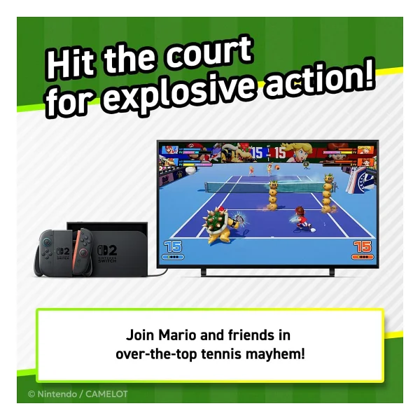 Nintendo Switch 2 Mario Tennis Fever - Görsel 2