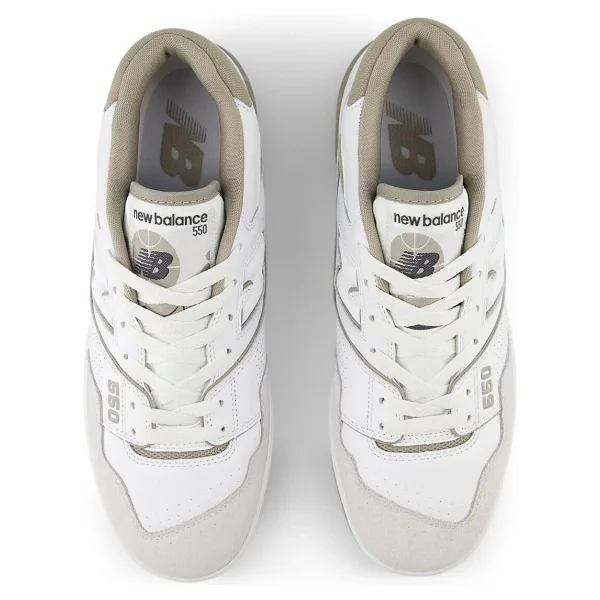 New Balance 550 BB550GSS Beyaz-Haki Sneaker - Görsel 3