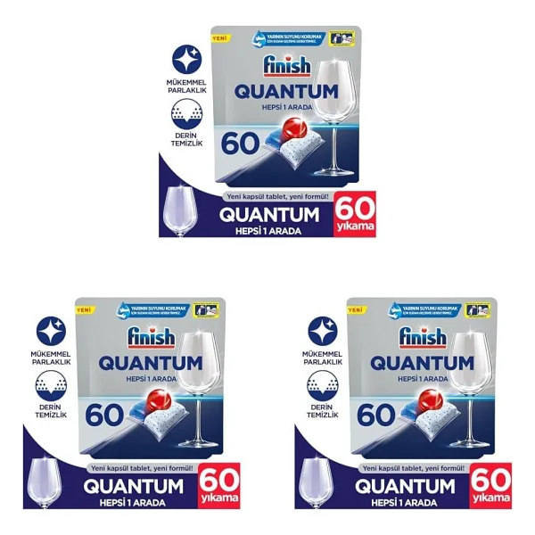 Finish Quantum Bulaşık Makinesi Tableti 60'lı - Görsel 8