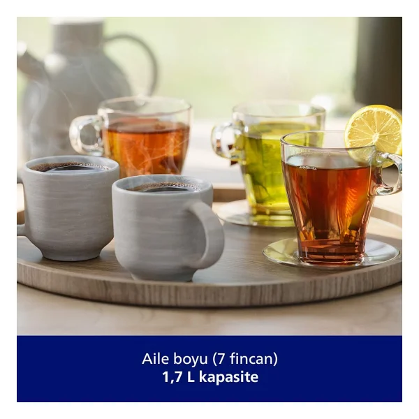 Philips 7000 Serisi HD9396/90 2200 W Çelik Kettle - Görsel 5