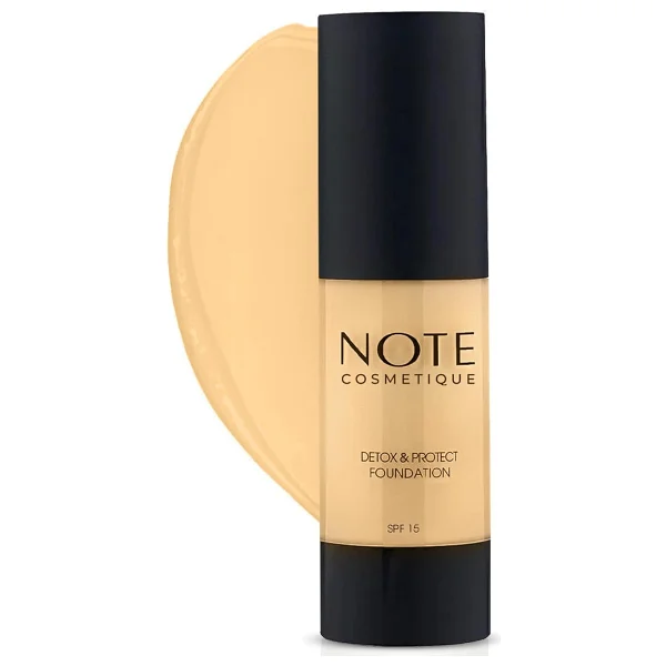 Note Detox & Protect SPF 15 04 Sand 30 ml Likit Fondöten - Görsel 7
