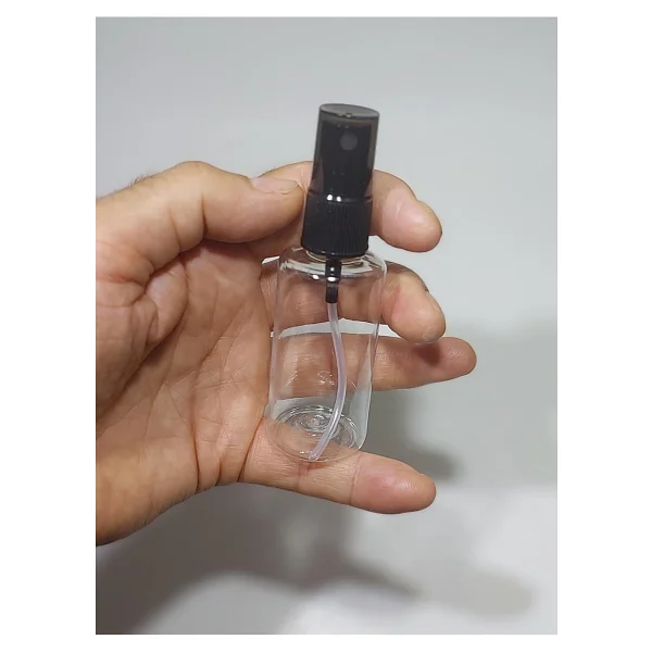 Paradise 10 Adet Boş Şişe Spreyli Kolonya Şişesi Doldurulabilir Cep Plastik Parfüm Şişesi 50 Ml Siyah 869743172103 - Görsel 3