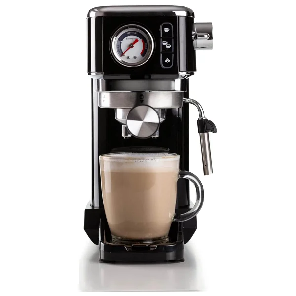Ariete Moderna Slim 1381/32 Siyah Manuel Espresso Makinesi - Görsel 3