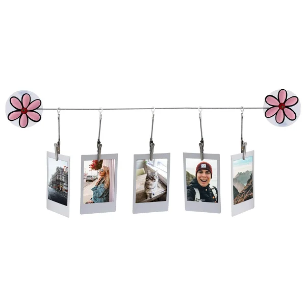 Instax Çiçek Vantuzlu 5 Kıskaçlı Resim Şeridi - Görsel 2