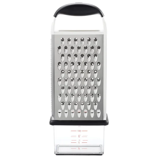 OXO Good Grips İşlenmiş Paslanmaz Çelik Çift Taraflı Rende - Peynir ve Daha Fazlası İçin - Görsel 9