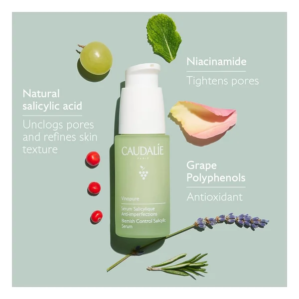 Caudalie Vinopure Akne Karşıtı Salisilik 30 ml Yüz Serumu - Görsel 4