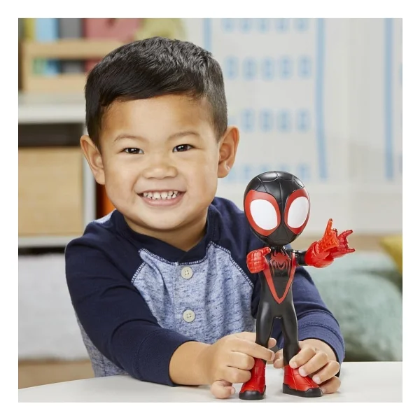 Marvel Spidey and His Amazing Friends Dev Figür Miles Morales F3988 - Görsel 5