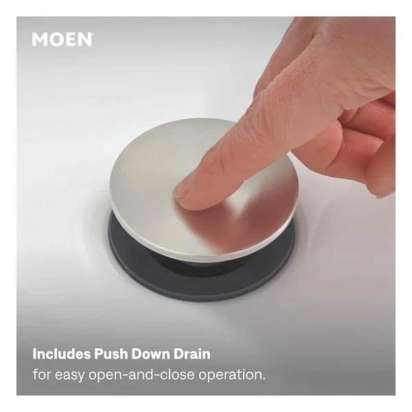 Kutulu Moen 84022SRN Ronan İki 4 Centerset Modern Musluk - Orijinal ambalajında - Görsel 4