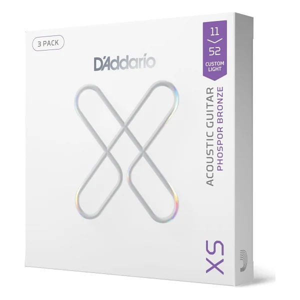 D'Addario Gitar Telleri - XS Fosfor Bronz Kaplamalı Akustik Gitar Telleri - XSAPB1253-3P - Pürüzsüz His ve Olağanüstü Tonda Maksimum Kullanım Ömrü - 6 Telli Gitar İçin - 12-53 Işık, 3'lü Paket - Görsel 10